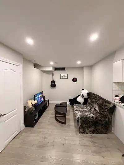 One room available in a two bedroom basement for girl in sharing. Rent is 500 including utilities an...