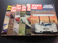 1967 Vintage Sports Car Graphic Magazines Lot of 6