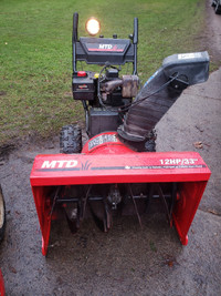 MTD  12 HP - 33 INCH Delivery Available