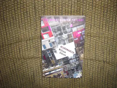 HEY FOR SALE IS A COPY OF NEUROMANCER BY WILLIAM GIBSON. IT IS IN EXCELLENT CONDITION.