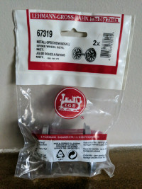 LGB 67319 Metal Spoked Wheel Set of 2, Sealed brand new