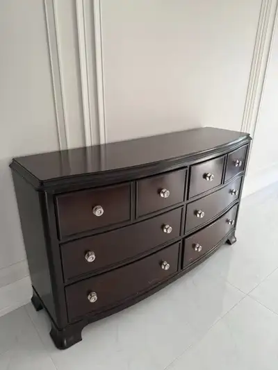 ESPRESSO MAHOGANY HUTCH FURNITURE HALLWAY DRESSER - BOMBAY, View more