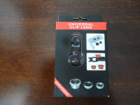Cell Phone Universal 3 in1 Photo Clip Lens Fish Eye,Macro, Wide
