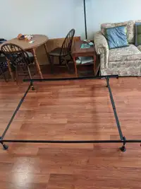 Iron bed frame