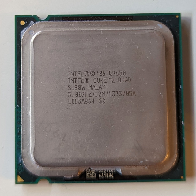 Intel Core 2 CPU Quad Q9650 3GHz Quad-Core LGA 775 Processor dans Appareils électroniques  à Ville de Montréal