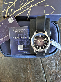 Pegoud Premiere Men's PG-9000-05 Fumee Leather Watch