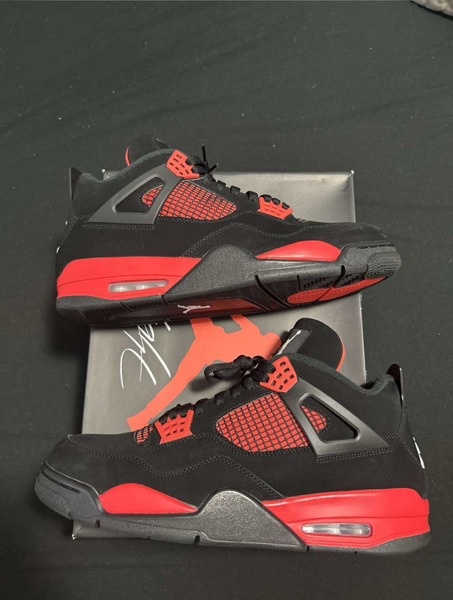 Jordan 4 Red Thunder in Men's Shoes in Mississauga / Peel Region