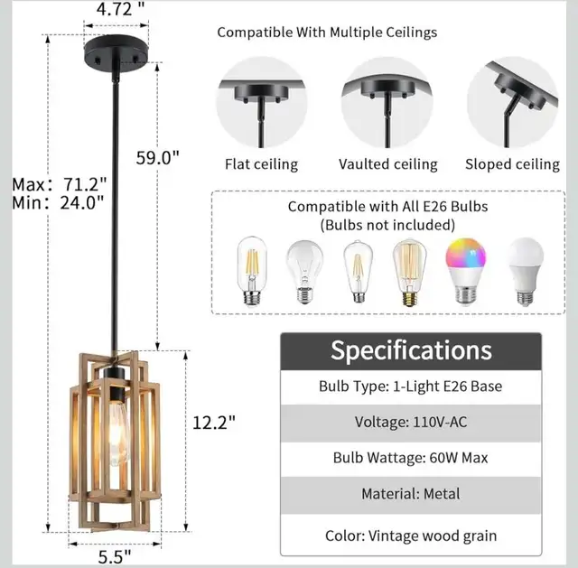 pendant light in Indoor Lighting & Fans in St. Catharines - Image 3