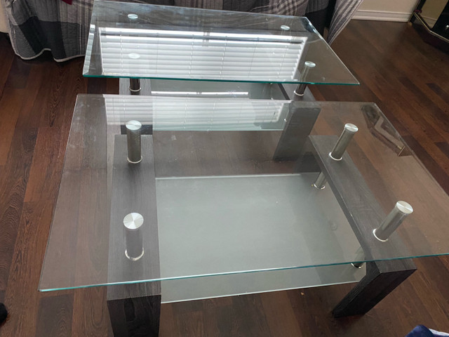 2 coffee glass tables  in Coffee Tables in Oshawa / Durham Region - Image 2