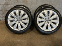 SET OF CONTENTIAL VIKING CONTACT7 ON AUDI ALLOYS (225/45R/18)