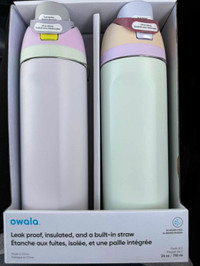 Brand new in box Owala FreeSip water bottle pack of 2.