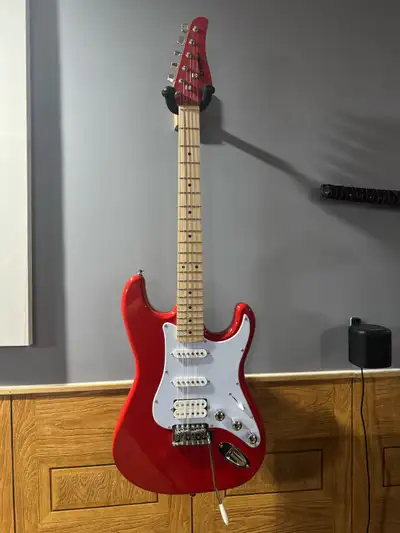 electric guitar and amp, View more