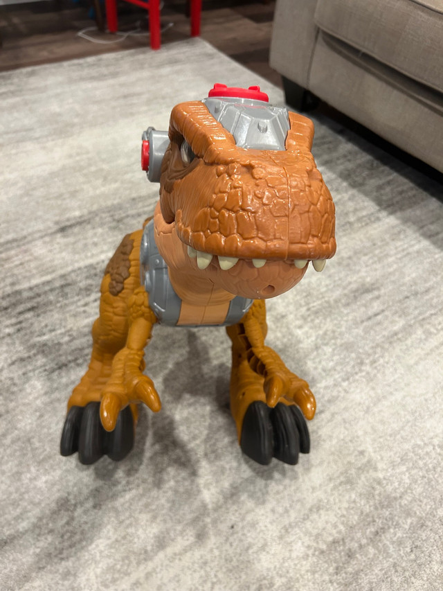 Dinosaur toy - lights up and mouth opens  in Toys in Ottawa - Image 2