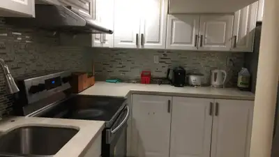 spacious 2 Bed room, 1 bathroom basement apartment.