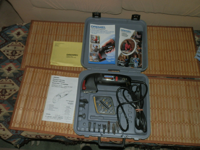 Dremel Contour Sander 6000 W/ Case + Accessories in Power Tools in Dartmouth