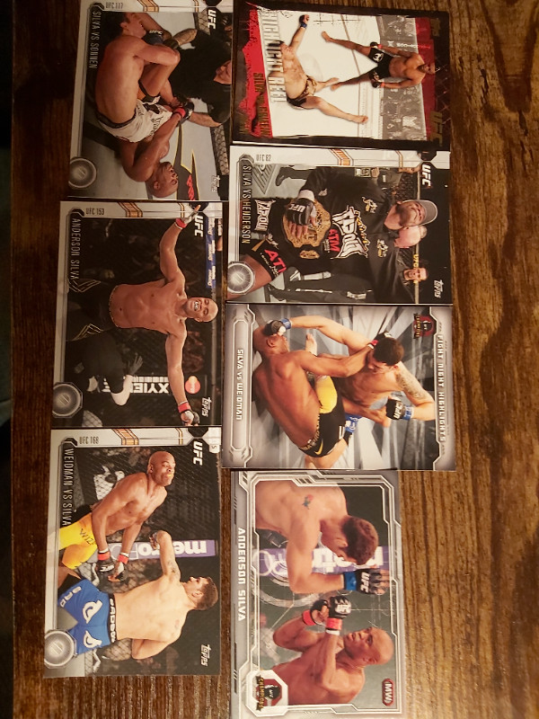 UFC Anderson Silva Topps Cards in Arts & Collectibles in Peterborough - Image 3