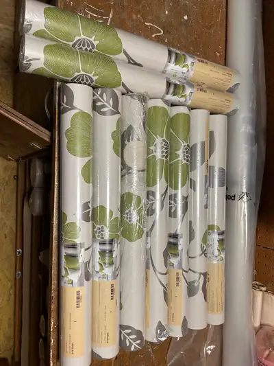 9 rolls of wallpaper, View more