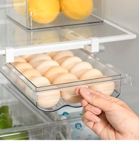Fridge Egg Drawer Organizer Holder Tray Refrigerator Container 1