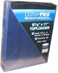 Ultra Pro - 8 1/2"x11" - TOP or SIDE LOADERS -fit standard sheet