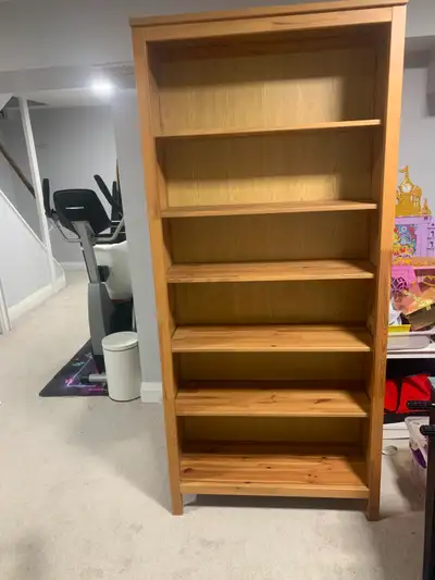 IKEA HEMNES bookshelf + 6 shelves., View more