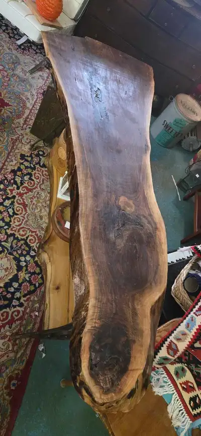 Walnut Live Edge Table, View more