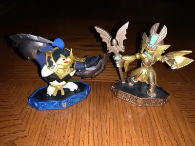 King Pen & Golden Queen Skylanders Imaginators Figures Set. PS3 PS4 Xbox One Wii U 360 Switch