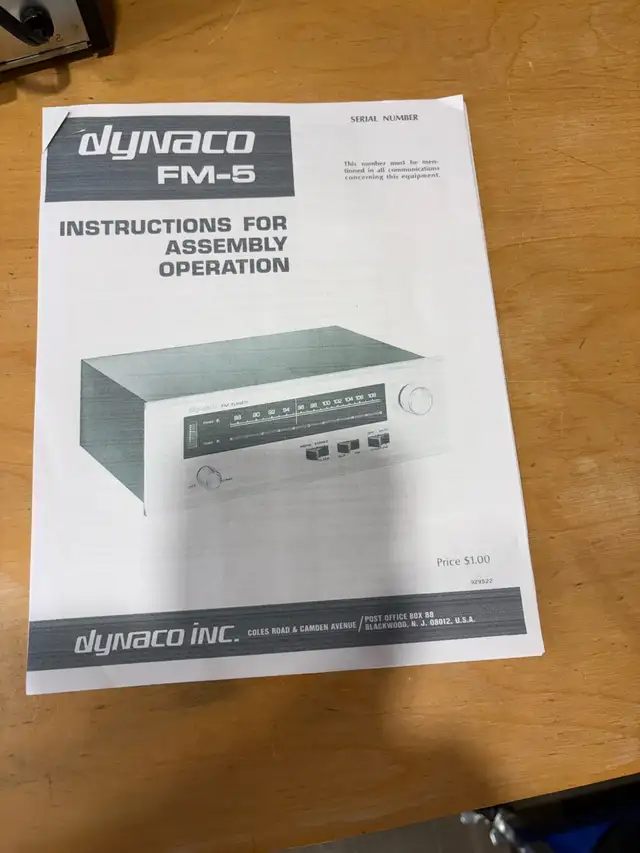 Dynaco FM-5 tuner in Stereo Systems & Home Theatre in Oakville / Halton Region - Image 4