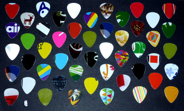 unique 50 Guitar Picks :Various colors/designs/pictures in Guitars in Cambridge