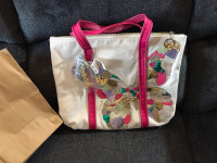 Beautiful Coach sequins Butterfly tote bag MWT 