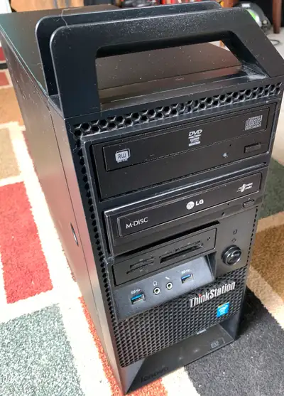 ThinkStation E32 Desktop pc, 16GB, 240SSD, Win 11P, View more