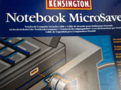 NEW KENSINTON 64068C NOTEBOOK MICRO SAVER LAPTOP SECURITY CABLE, View more