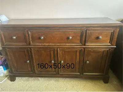 Solid Wood Sideboard Buffet Cabinet, View more