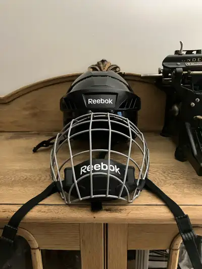 Reebok 3K XS Youth Hockey Helmet with cage, View more