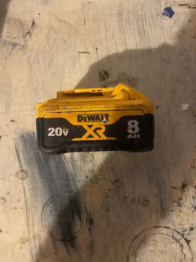 20V 8AH DeWalt Battery, View more
