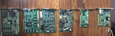 Vintage ISA PCI Expansion Cards – VGA, Modem, Network Bundle, View more