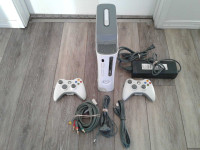 Xbox 360 game system , 2 controllers 
