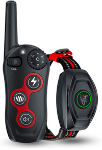 New Dog Training Collar - 2 in 1 Rechargeable Remote Dog Shock A