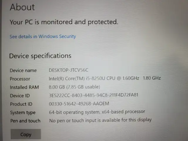 Lenovo Thinkpad  T480s - 8th Generation in Laptops in City of Toronto - Image 7