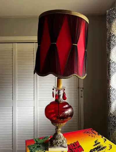 vintage lamp, View more