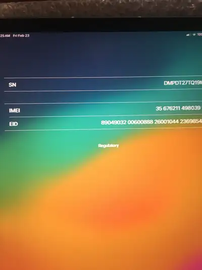 APPLE IPAD AIR 4TH GENERATION 256GB MODEL NUMBER A-2324, View more