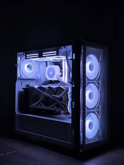 White RTX Sakura 3080 Gaming PC┃Ryzen 9 5900X┃32GB 3200MHZ, View more