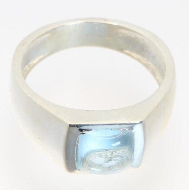 Art4u2enjoy (J) Men’s Blue Topaz Ring with 4.25CTS APP $650 in Jewellery & Watches in Pembroke - Image 3