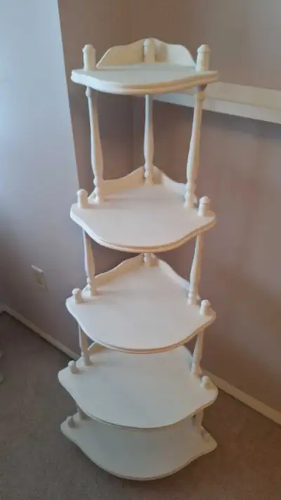 Wooden tall corner rack, View more