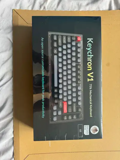 Keychron V1 Mechnical Gaming Keyboard - SEALED/BNIB, View more