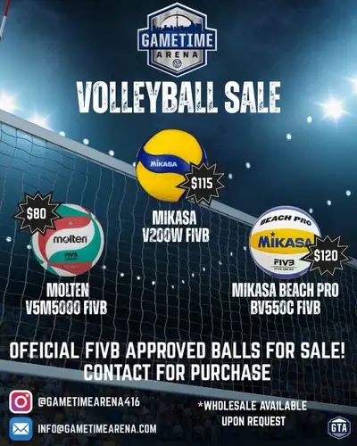 Volleyballs Mikasa v200w and Molten v5m5000, View more