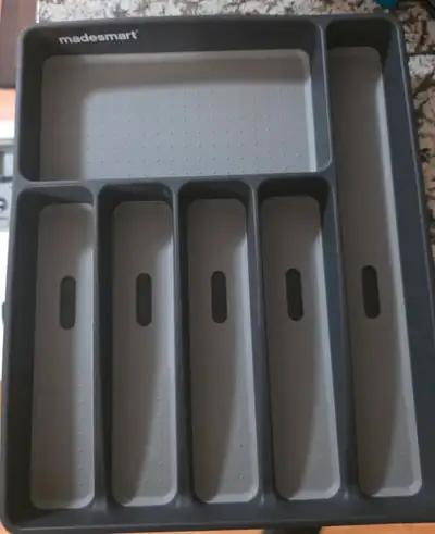 Plastic cutlery tray organizer, View more
