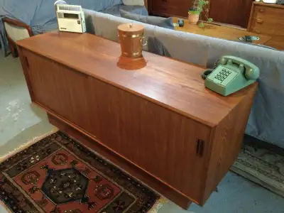 Teak Mid Century Credenza Sideboard MCM, View more