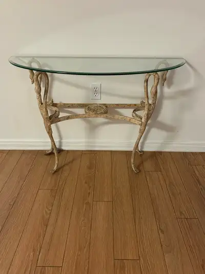 Succession - Table console avec dessus en verre, View more