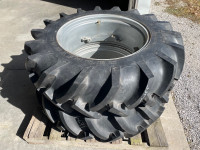 Goodyear 13.6x28 tires and rims