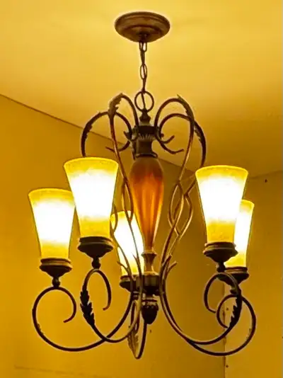 2 x Minka Avery 5 light chandelier, View more
